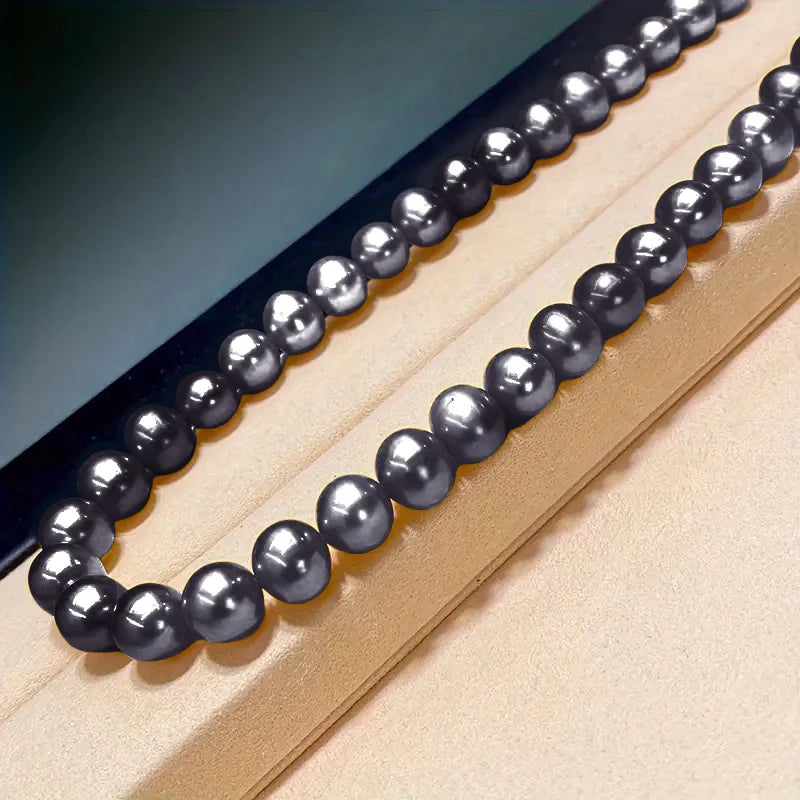 3pcs Set of Bead Necklaces, Fashionable and High-end Necklaces, Necklace + Bracelet and Earrings Jewelry Set, the Best Gift