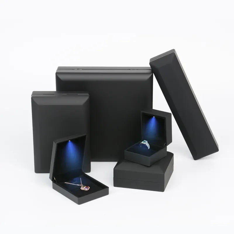 Earring Jewelry Box Jewelry Packaging Bracelet Necklace Engagement Ring Box Led Jewellery Packing Custom Package for Jewelry