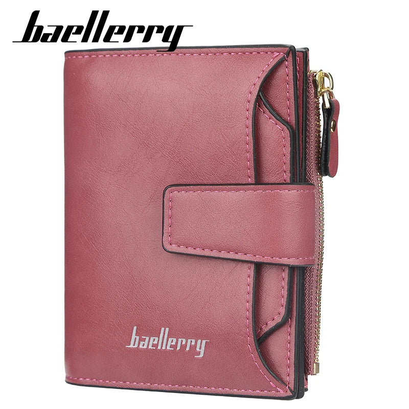 New Leather Men Wallet Hasp Small and Slim Coin Pocket Purse Women Wallets Cards Holders Luxury Wallets Designer Purse