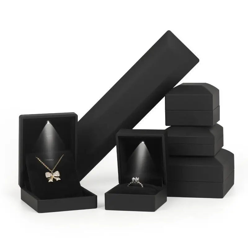 Earring Jewelry Box Jewelry Packaging Bracelet Necklace Engagement Ring Box Led Jewellery Packing Custom Package for Jewelry