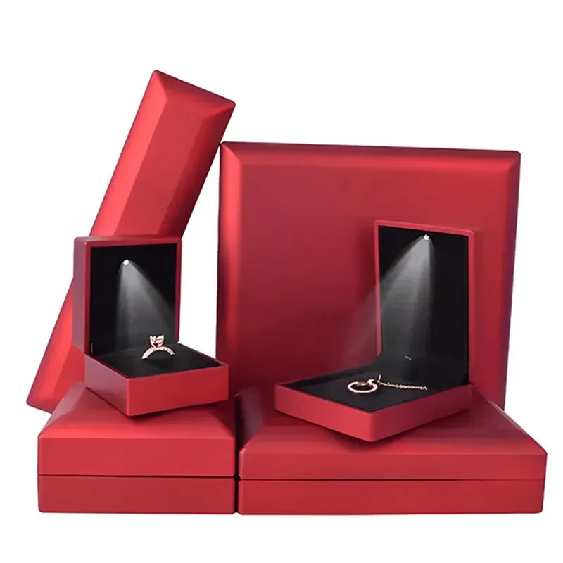 Earring Jewelry Box Jewelry Packaging Bracelet Necklace Engagement Ring Box Led Jewellery Packing Custom Package for Jewelry