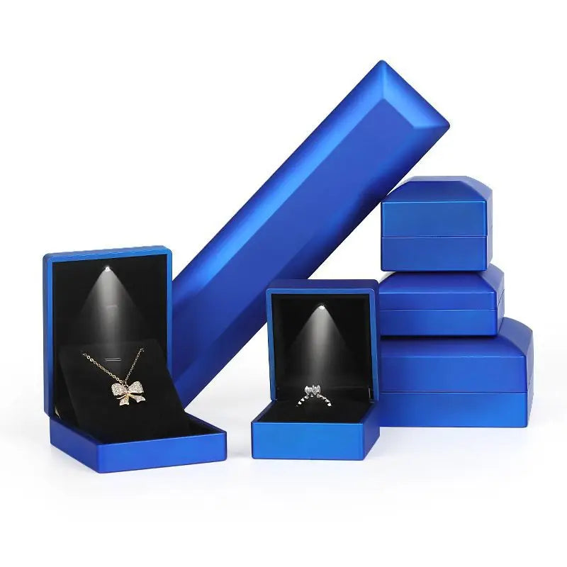 Earring Jewelry Box Jewelry Packaging Bracelet Necklace Engagement Ring Box Led Jewellery Packing Custom Package for Jewelry