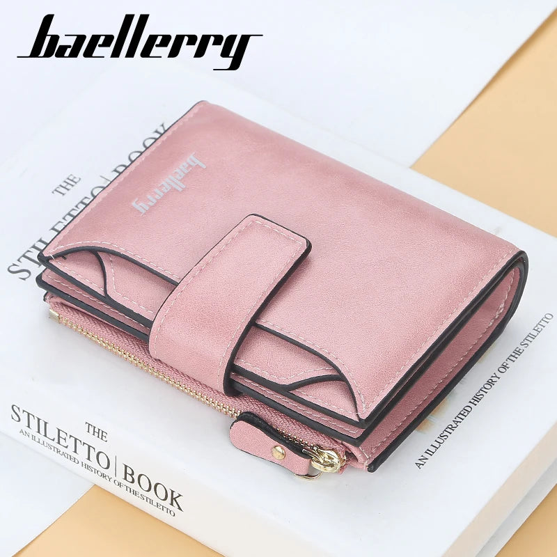 New Leather Men Wallet Hasp Small and Slim Coin Pocket Purse Women Wallets Cards Holders Luxury Wallets Designer Purse