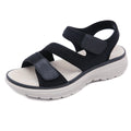 Hot Women's Ankle Strap Casual Open Toe Wedge Heels Light Weight Sandals for Summer Autumn