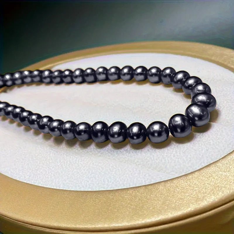3pcs Set of Bead Necklaces, Fashionable and High-end Necklaces, Necklace + Bracelet and Earrings Jewelry Set, the Best Gift