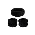 3pcs Face Wash Wristband Set Women's Headband Wristbands Absorbent Waterproof Wristbands Makeup Face Wash Hair Bands