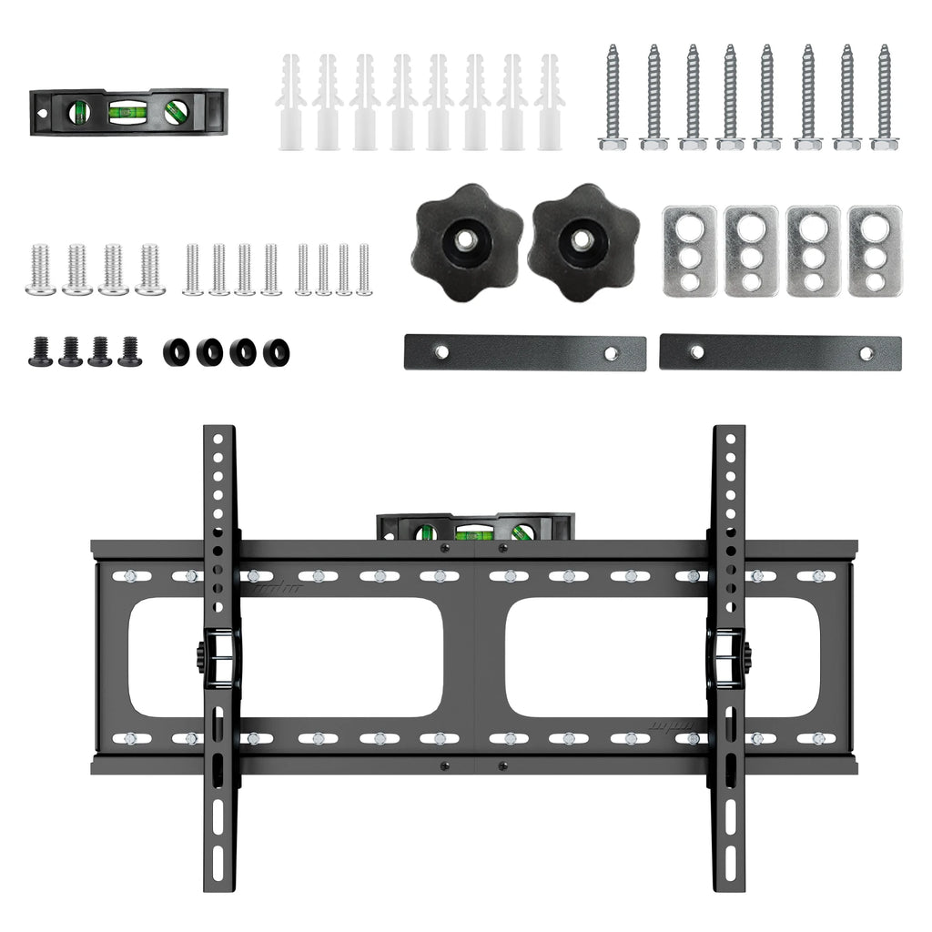 Ultra Slim Tilting TV Wall Mount Bracket Universal for 30-86 Inches Max Load 60kg
