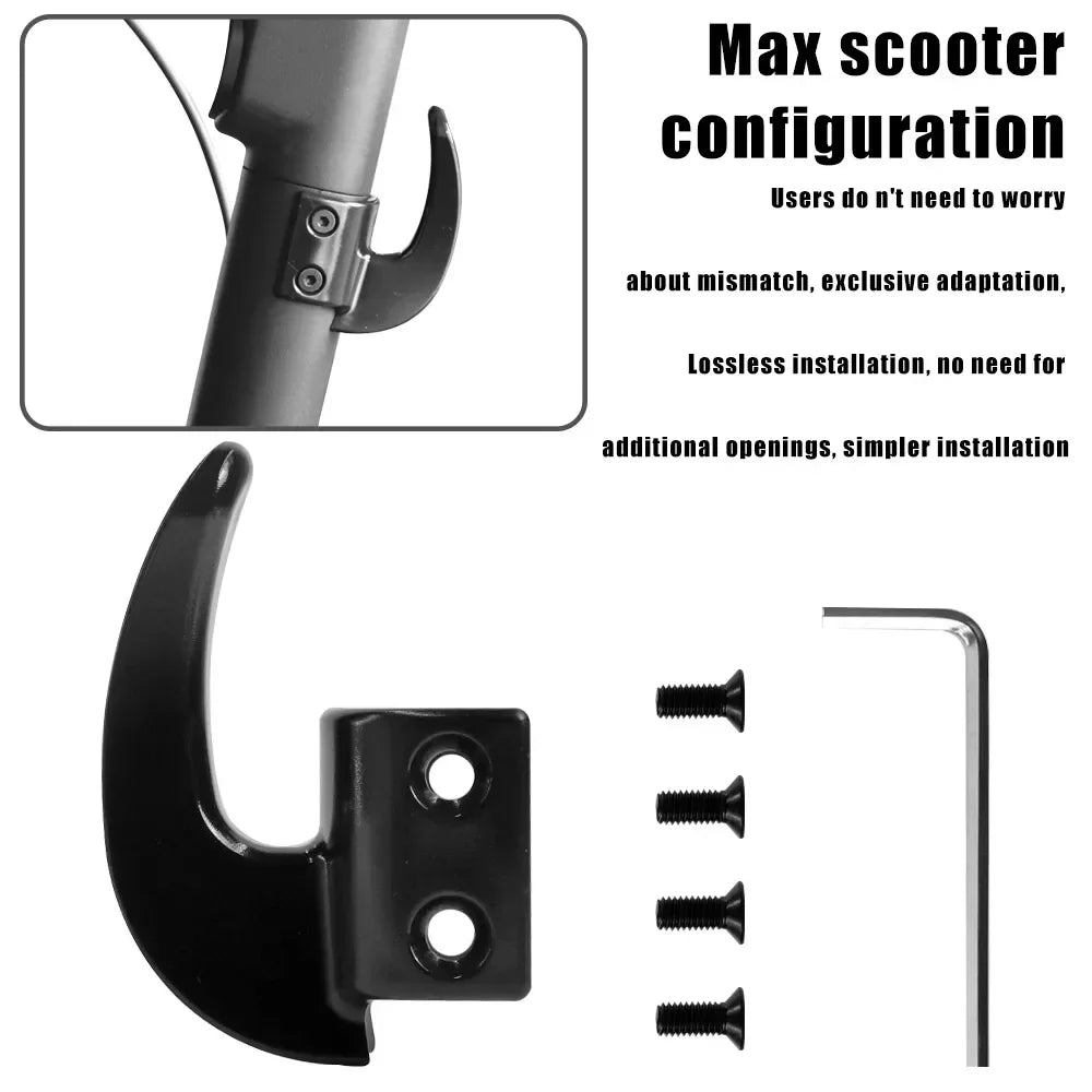 Electric Scooter Durable Front Hook for Ninebot Max G30 G30D Kickscooter Storage Hook Hanging Bags Claw Hanger Parts Accessories