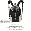 New Dog Pet Backpack Comfortable Carrier Travel Hiking Bag Front Pack Breathable Adjustable Straps for Small Medium Dogs Cats